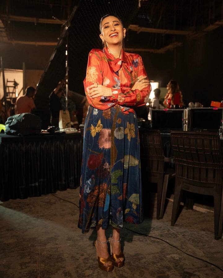 आजघडीला करिश्मा मनोरंजन विश्वात सक्रिय नसली तरी, तिची प्रसिद्धी जराही कमी झालेली नाही. (pc:therealkarismakapoor/ig)