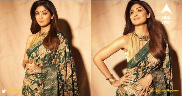 Shilpa Shetty Pics: ਖੂਬਸੂਰਤ ਅਭਿਨੇਤਰੀ ਸ਼ਿਲਪਾ ਸ਼ੈੱਟੀ ਨੇ ਇੱਕ ਵਾਰ ਫਿਰ ਆਪਣੇ ਟ੍ਰੈਡਿਸ਼ਨਲ ਲੁੱਕ ਨਾਲ ਇੰਟਰਨੈੱਟ 'ਤੇ ਧੂਮ ਮਚਾ ਦਿੱਤੀ ਹੈ।