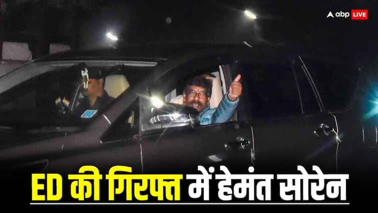 Hemant Soren arrested by ED in land scam case, jharkhand New CM champai soren हेमंत सोरेन को ED ने किया गिरफ्तार, सीएम पद से दिया इस्तीफा, चंपई सोरेन को कमान | बड़ी बातें