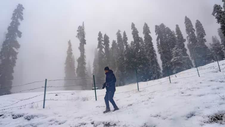 Jammu Kashmir Weather Forecast Snowfall in Kashmir Valley IMD Avalanche warning ANN Kashmir Weather Forecast: बर्फ की सफेद चादर से लिपटी कश्मीर घाटी, स्नो एक्टिविटी हुई तेज, जानें- आने वाले दिनों में कैसा रहेगा मौसम?
