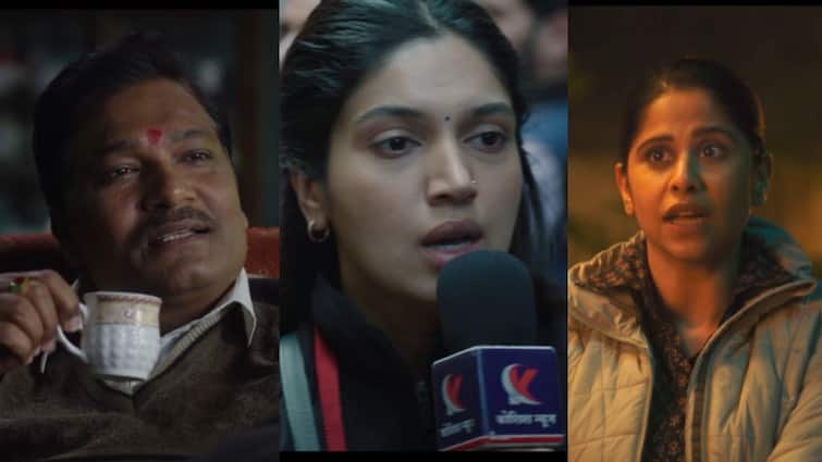 bhakshak trailer out bhumi pednekar sanjay mishra and sai tamhankar movie will release on Netflix Bhakshak Trailer Out: 'क्या अब भी आप अपनी गिनती इंसानों में करते हैं? '; पत्रकार होऊन सत्य समोर आणणार भूमी,  'भक्षक' चा ट्रेलर रिलीज