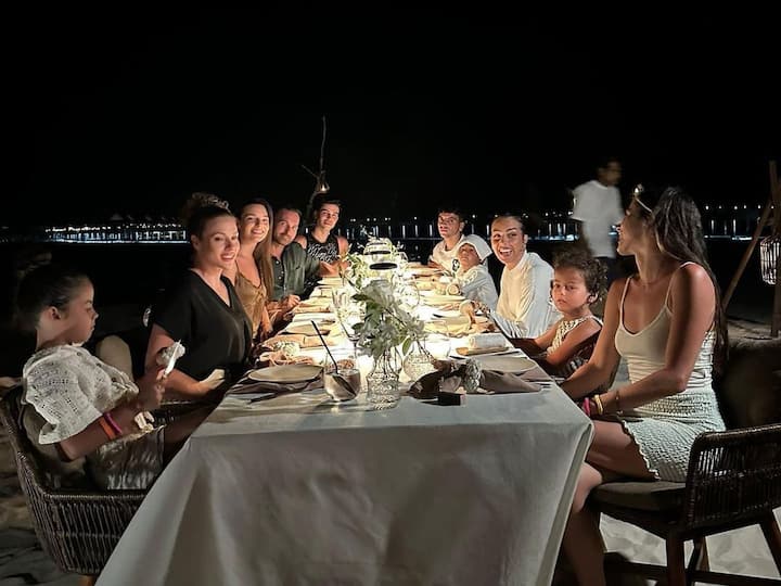 Georgina treated her followers to a visual feast, providing glimpses into both her birthday festivities and an intimate family dinner. (Instagram/georginagio)