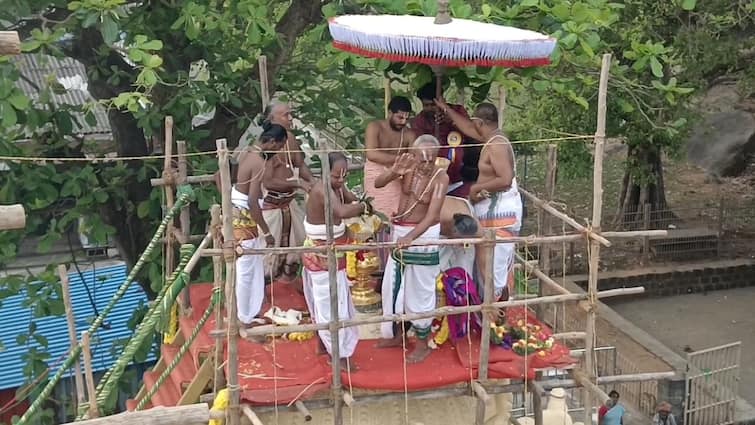Mamallapuram Arulmiku Sthala Sayana Perumal temple kumbabishekam festival - TNN 