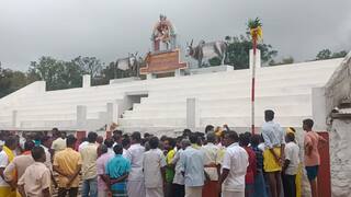 உசிலம்பட்டி அருகே பழமை வாய்ந்த ஜமீன் ஜல்லிக்கட்டு போட்டிக்கான மூகூர்த்த கால் நடும் விழா