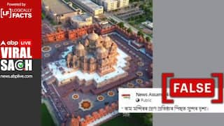 Fact Check: Drone Footage Of Delhi's Akshardham Being Circulated As Ayodhya Ram Temple