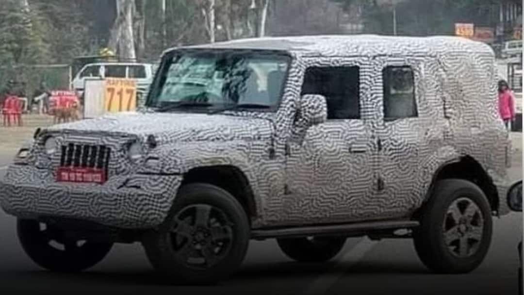 Thar 5 Door Features: சோதனை ஓட்டத்தில் ஒரு க்ளிக்! வெளியான தார் 5 டோர் கார் புகைப்படம் - அம்சங்கள் இவ்வளவா?