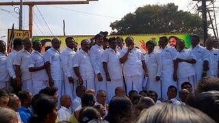 பாஜகவை அழிக்கும் வரை நாங்கள் ஓய மாட்டோம் -  திண்டுக்கல் சீனிவாசன் ஆவேச பேச்சு
