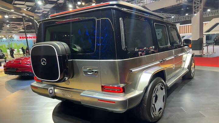 The interior also is slightly different as well with plush materials and a more futuristic look being given. We expect the EQG to come to India towards the end of this year or early next year and would slot above the current petrol or diesel G Wagon. Source: Somnath Chatterjee)