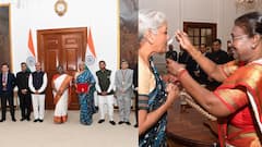 Interim Budget 2024 : குடியரசுத் தலைவரை சந்தித்து வாழ்த்து பெற்ற மத்திய நிதியமைச்சர் நிர்மலா சீதாராமன்!