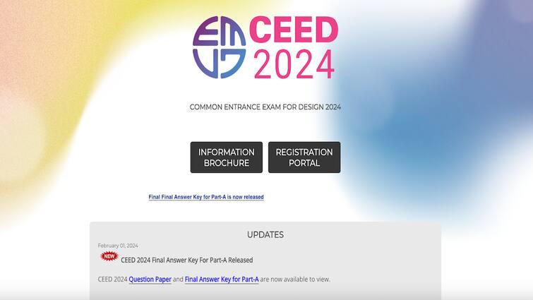 IIT Bombay Releases UCEED, CEED 2024 Final Answer Key Design Entrance Result In March IIT Bombay Releases UCEED, CEED 2024 Final Answer Key - Direct Download Here