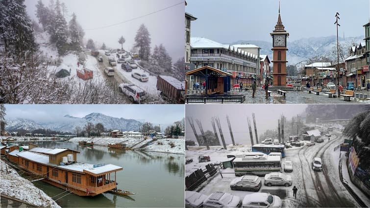 J&Ok, Himachal Shivers As Snowfall Disrupts Day by day Life — IN PICS