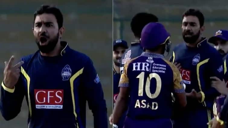 Pakistan Players Iftikhar Ahmed apologises after on-field spat with Asad Shafiq Sindhu Premier Viral Video: மைதானத்திலே சக வீரருடன் மல்லு கட்டிய பாகிஸ்தான் பிரபல கிரிக்கெட் வீரர்!