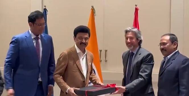 He invited them to boost investments in developing Tamil Nadu's road infrastructure (Credit:X/@MKStalin)