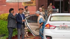 Nirmala Sitharaman: আর চিরাচরিত লাল নয়, নির্মলা সীতারমণের 'বাজেট' শাড়ি নজর কাড়ল এবারও!