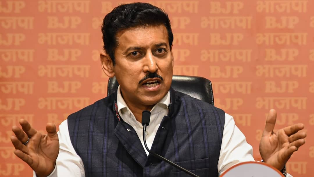 Rajyavardhan Rathore targeted the previous Gehlot government for sports development in Rajasthan ANN Rajasthan News: मंत्री राज्यवर्धन राठौड़ का अशोक गहलोत पर तंज, 'कहा- 200 करोड़ का खर्च और मिला क्या...?'