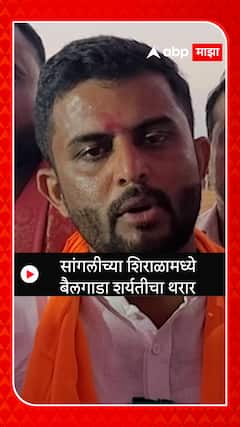 Sangli : सांगलीच्या शिराळामध्ये बैलगाडा शर्यतीचा थरार