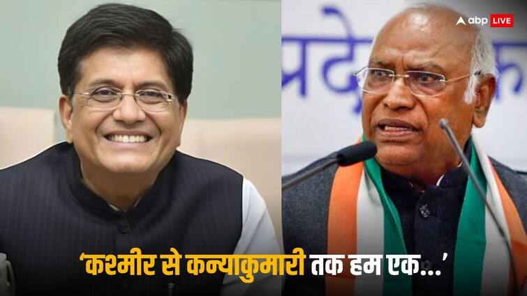 Congress president Mallikarjun Kharge speaks on Congress MP DK Suresh statement after Piyush goel raise issue in rajyasabha DK Suresh Controversy: ऐसा क्या हुआ जो संसद में केंद्रीय मंत्री से हुई कांग्रेस चीफ की रार, खरगे बोले- देश तोड़ने की कोई बात करेगा तो नहीं करेंगे स्वीकार