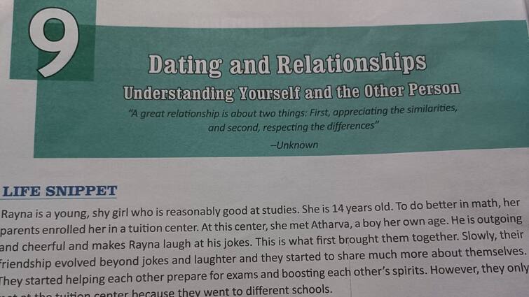 Tinder Reacts To Viral Post Dating And Relationships In Class 9 Textbook Dating & Relationships In Class 9? New Textbook Sparks Social Media Frenzy, Tinder Reacts