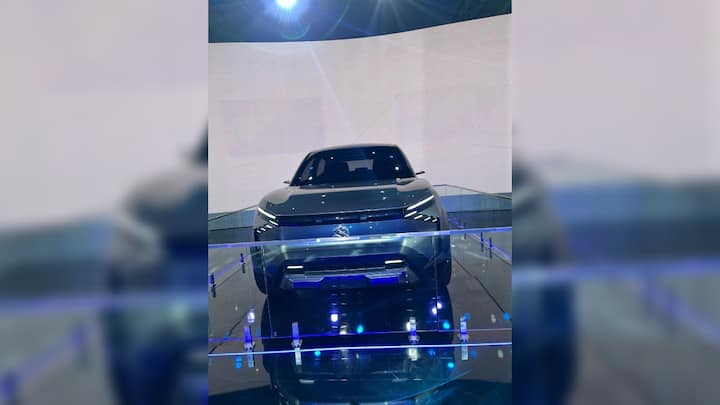 Maruti Suzuki's first Battery Electric Vehicle (BEV) for the Indian market within the compact SUV segment — eVX. The eVX comes with an estimated range of 550km and a 60kWh battery pack.