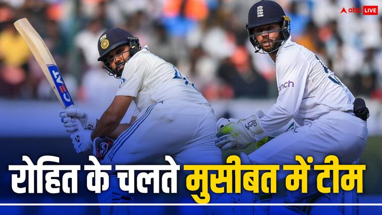 रोहित शर्मा फेल, गिल और अय्यर की नाकामी जारी;  इंग्लैंड मजबूत खड़ा था