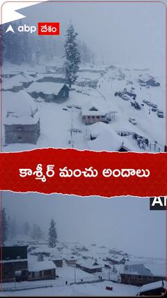 మంచులో కాశ్మీర్ అందాలు