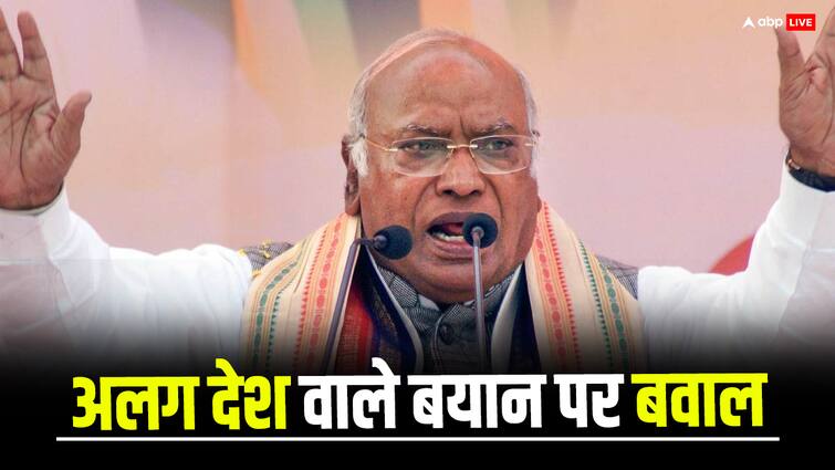 Mallikarjun Kharge On DK Suresh Statement in Parliament Rajya Sabha BJP Reacts 'देश तोड़ने की कोई बात करेगा तो मैं सहन नहीं करूंगा', डीके सुरेश के बयान पर बोले खरगे, BJP ने कहा- एक भी मिनट भी...