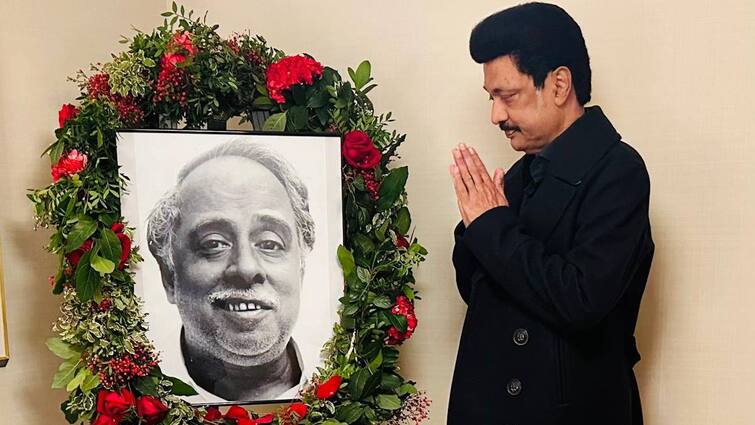 tn cm mk stalin paid homeage to anna from spain TN CM Stalin: ஸ்பெயினில் பேரறிஞர் அண்ணாவிற்கு முதலமைச்சர் மு.க ஸ்டாலின் மரியாதை..
