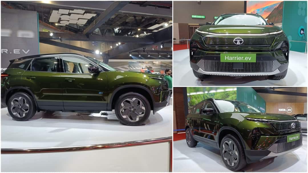 Tata Harrier EV In Sports 'Near-Production' Look At Bharat Mobility Expo Tata Harrier EV In Sports 'Near-Production' Look At Bharat Mobility Expo