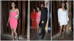 पत्नी शिल्पा और अपनी सास संग साली का बर्थडे मनाने पहुंचे राज कुंद्रा, पिंक कलर की ऑफ शोल्डर ड्रेस में बार्बी लगीं शमिता शेट्टी