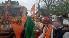 IN Pics: उदयपुर से अयोध्या के लिए रवाना हुई आस्था स्पेशल ट्रेन, भक्तों में दिखा उत्साह, देखें तस्वीरें