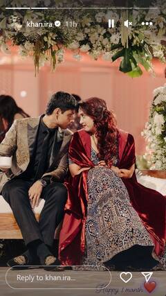 Ira Khan Shares Unseen Wedding Photo With Nupur Shikhare On One Month Of Marital Bliss