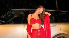 भावाच्या हळदीत पूजाचा जलवा; लाल लेहेंग्यानं खुलवलं पूजाचं सौंदर्य!