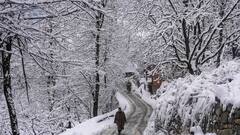 Kashmir Snowfall: হিমাঙ্কের ঢের নিচে তাপমাত্রা, ১৬ বছরে এই প্রথম, তুষারচাদরে ঢাকল ভূস্বর্গ