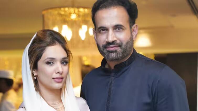 Irfan Pathan Reveals Wife Safa Baig Face On 8th Marriage Anniversary Photo Goes Viral On Social Media Sports News Irfan Pathan: शादी की आठवीं सालगिरह पर इरफान पठान ने फैंस की विश पूरी की! पहली बार दिखाया वाइफ का पूरा चेहरा