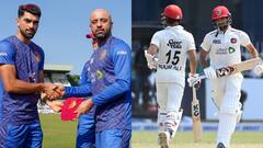 श्रीलंका-अफगानिस्तान मैच में दिखा अद्भुत नज़ारा, भतीजे ने चाचा को सौंपी डेब्यू टेस्ट कैप, फिर साथ में उतरे ओपनिंग