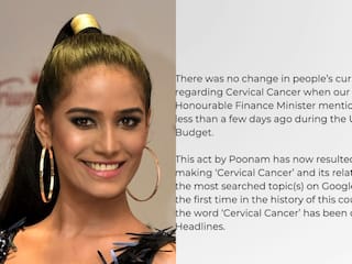 Poonam Pandey : கூகுளில் ட்ரெண்டான கர்ப்பப்பை வாய் புற்றுநோய்..பூனம் பாண்டேவின் செயலுக்கு குவியும் ஏச்சுக்களும், பாராட்டுக்களும்