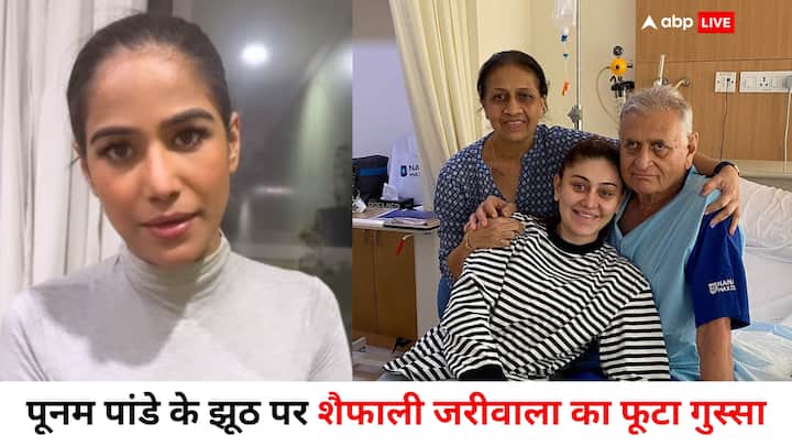 Shefali Jariwala shared post against Poonam Pandey fake death cervical cancer actress scared for father Prince Narula Arti Singh reaction Poonam Pandey के मौत की झूठी खबर फैलाने पर Shefali Jariwala का फूटा गुस्सा, अपने पिता को लेकर घबराईं एक्ट्रेस