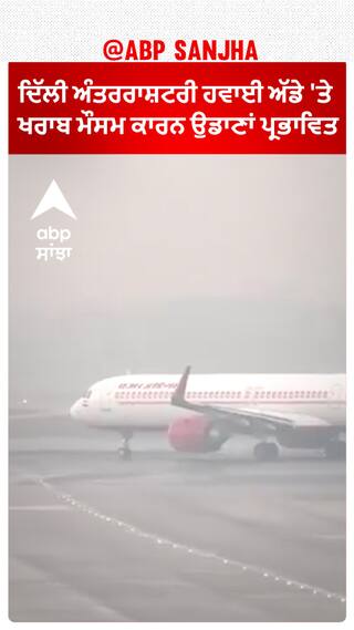 Delhi Weather Update। ਦਿੱਲੀ ਅੰਤਰਰਾਸ਼ਟਰੀ ਹਵਾਈ ਅੱਡੇ 'ਤੇ ਖਰਾਬ ਮੌਸਮ ਕਾਰਨ ਉਡਾਣਾਂ ਪ੍ਰਭਾਵਿਤ