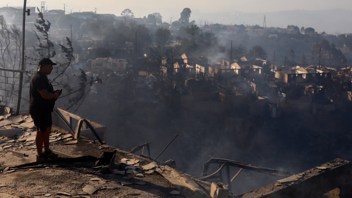 46 muertos en incendios forestales en Chile