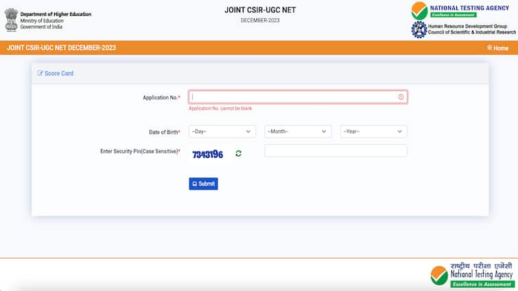 NTA CSIR UGC NET December 2023 Result Released Download Scorecard On ...