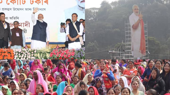 Prime Minister Narendra Modi on Sunday unveiled development projects worth Rs 11,600 crore in Assam.