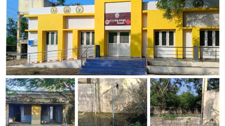 Demand for demolishing ancient buildings in Nagalapuram Government Hospital complex. நாகலாபுரம் : அரசு மருத்துவமனை வளாகத்தில் அச்சுறுத்தலாக உள்ள பழமை வாய்ந்த கட்டிடங்களை இடிக்கக் கோரிக்கை.