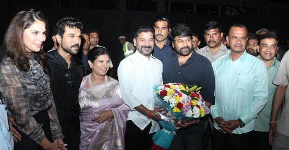 చిరంజీవి విందుకు హ‌జ‌రైన సిఎం రేవంత్ రెడ్డి | ABP Desam