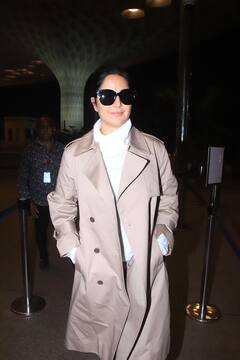 Pics: पत्नी कैटरीना कैफ को एयरपोर्ट छोड़ने आए विक्की कौशल, काला चश्मा लगाए स्टाइलिश लुक में नजर आईं एक्ट्रेस