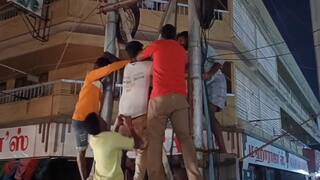 விசாரணைக்காக அழைத்து சென்றவர் காவல் நிலைய கழிவறையில் கழுத்தை அறுத்து தற்கொலை முயற்சி