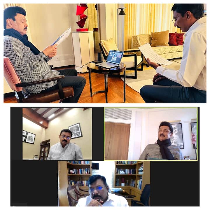 12-ஆம் தேதி தொடங்கவுள்ள சட்டமன்றக் கூட்டத்தொடரில் ஆளுநர் உரையின் வரைவில் இடம்பெற வேண்டிய முக்கிய அம்சங்கள் குறித்தும், 19-ஆம் நாள் தாக்கல் செய்யப்படவுள்ள நிதிநிலை அறிக்கை குறித்தும் நிதித்துறை முதன்மைச் செயலாளர், வளர்ச்சித்துறை ஆணையர் மற்றும் அரசு உயர் அலுவலர்களுடன் ஸ்பெய்னில் இருந்து காணொலி வாயிலாக ஆலோசனை மேற்கொண்டு அறிவுரைகளை வழங்கினார் முதல்வர் ஸ்டாலின்.