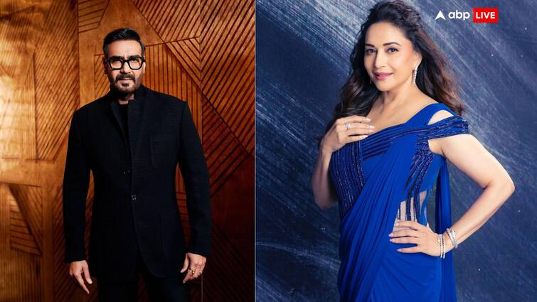 ajay devgn Burnt Himself With A Cigarette Looking At Madhuri Dixit reveals after many years माधुरी दीक्षित को देखते हुए सिगरेट से खुद को जला बैठे थे अजय देवगन, सालों बाद किया खुलासा