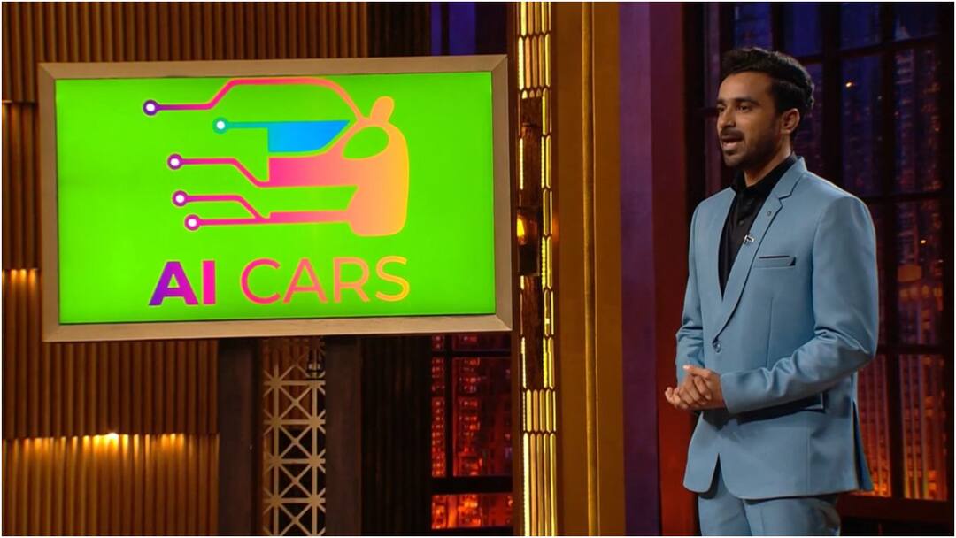 27 year old man pitches his idea of ai car on shark tank india and takes judges for a test drive AI Car in Shark Tank India Show: ‘షార్క్ ట్యాంక్ ఇండియా’ షోలో సెల్ఫ్ డ్రైవింగ్ AI కార్ - చిన్న గ్యారేజ్‌లోనే తయారు చేశాడట!