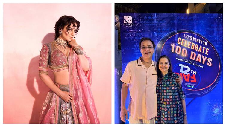 Kangana Ranaut Calls 12th Fail Director Vidhu Vinod Chopra Wife And Film Critic Anupama Chopra Jealous, Disgrace, Xenophobic Kangana Ranaut Calls 12th Fail Director Vidhu Vinod Chopra's Wife Anupama Chopra 'Xenophobic' And 'Deeply Jealous'