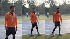 Kartik Aaryan :  कार्तिक आर्यन घेतोय फुटबॉल खेळण्याचा आनंद, पाहा फोटो..